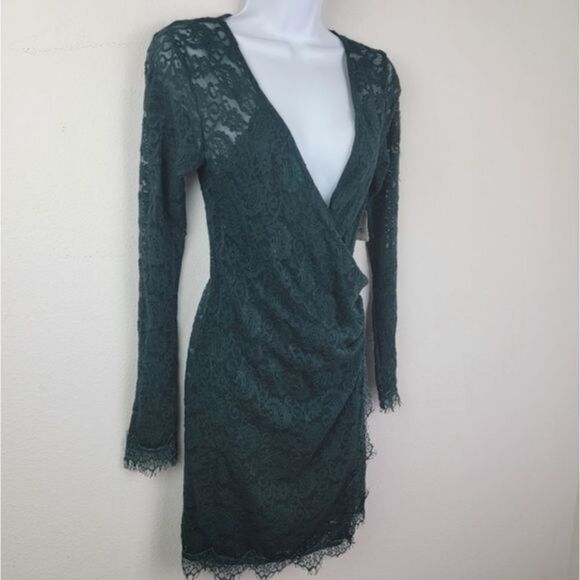 Free People Dresses Deepest Spruce Green Dress - Picture 3 of 7